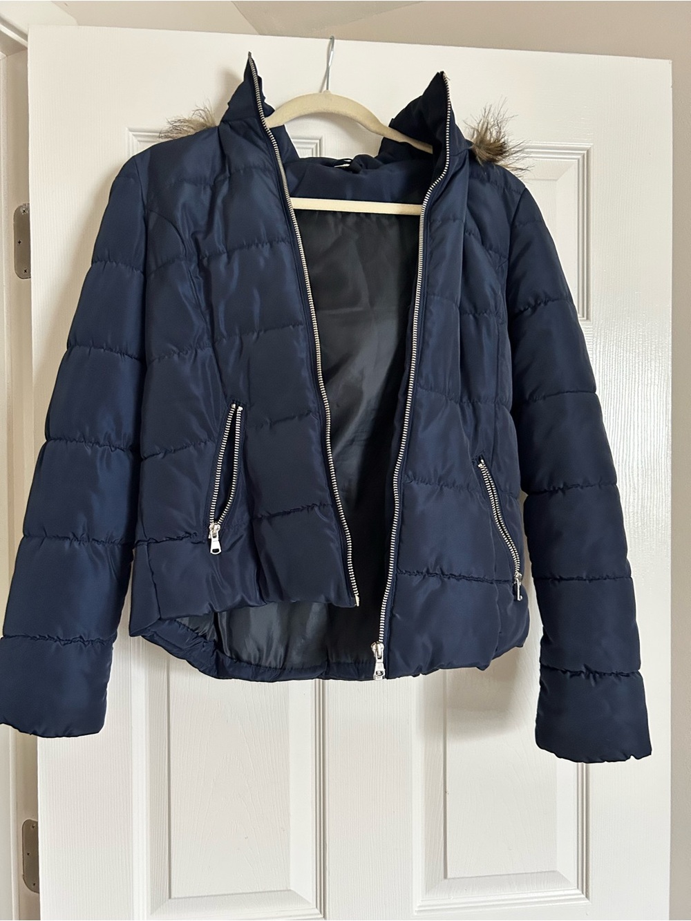 H&M Navy Puffer Coat